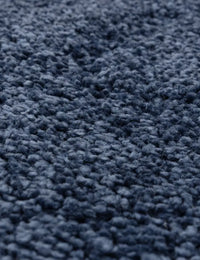 Navy Solid Plush Shag Rug - Image 7