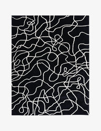 Nova Abstract Hand-Tufted Wool Rug - Image 1