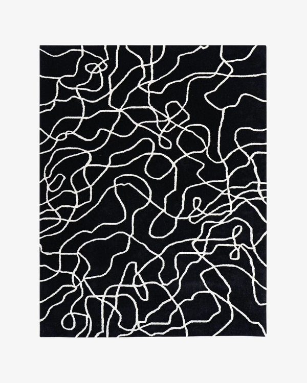 Nova Abstract Hand-Tufted Wool Rug - Image 1