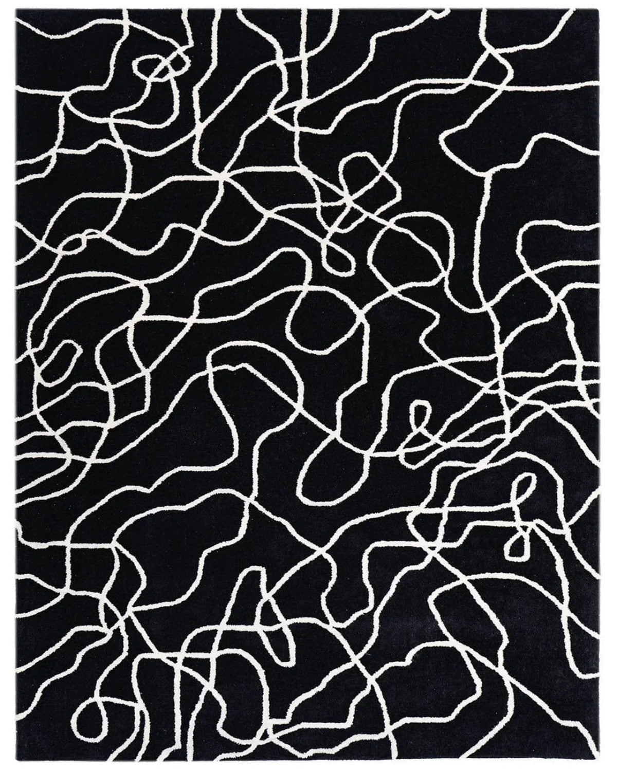 Nova Abstract Hand-Tufted Wool Rug - Image 2