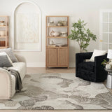 Ocean Grey Abstract Hand-Tufted Wool Rug - Image 1