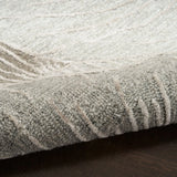 Ocean Grey Abstract Hand-Tufted Wool Rug - Image 2