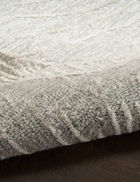 Ocean Grey Abstract Hand-Tufted Wool Rug - Image 2