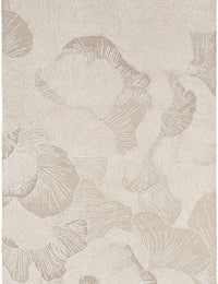 Ocean Taupe Abstract Hand-Tufted Wool Rug - Image 2