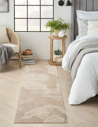 Ocean Taupe Abstract Hand-Tufted Wool Rug - Image 4