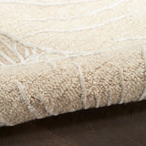 Ocean Taupe Abstract Hand-Tufted Wool Rug - Image 7