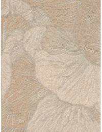 Ocean Taupe Abstract Hand-Tufted Wool Rug - Image 8