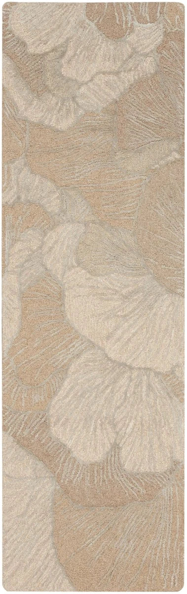 Ocean Taupe Abstract Hand-Tufted Wool Rug - Image 8