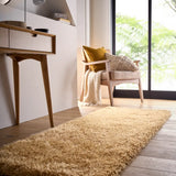 Ochre Solid Plush Shag Rug - Image 2