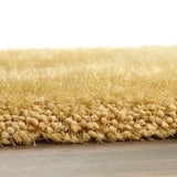 Ochre Solid Plush Shag Rug - Image 5