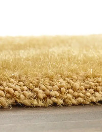 Ochre Solid Plush Shag Rug - Image 5