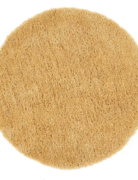 Ochre Solid Plush Shag Rug - Image 7
