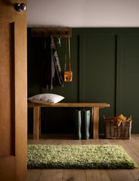Olive Solid Plush Shag Rug - Image 3