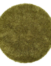 Olive Solid Plush Shag Rug - Image 6