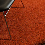 Orange Solid Plush Shag Rug - Image 2