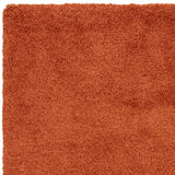 Orange Solid Plush Shag Rug - Image 5