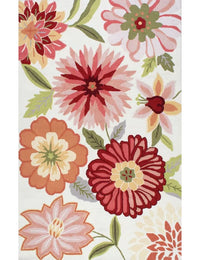 Palm Floral Hand-Tufted Wool Rug - Image 2