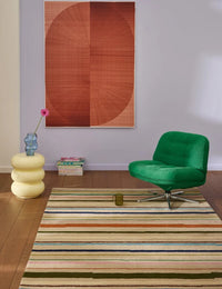 Parallel Modern Hand-Tufted Wool Rug - Image 1