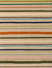 Parallel Modern Hand-Tufted Wool Rug - Image 2