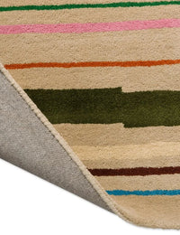 Parallel Modern Hand-Tufted Wool Rug - Image 6