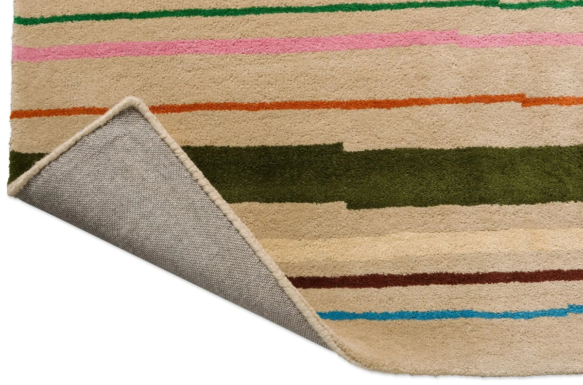 Parallel Modern Hand-Tufted Wool Rug - Image 6