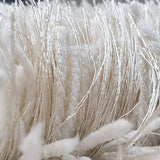 Pearly Ivory Solid Plush Shag Rug - Image 3