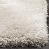 Pearly Ivory Solid Plush Shag Rug - Image 5