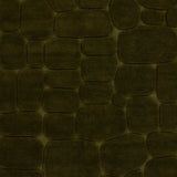 Pebble Green Geometric Hand-Tufted Wool Rug - Image 2