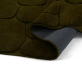 Pebble Green Geometric Hand-Tufted Wool Rug - Image 8
