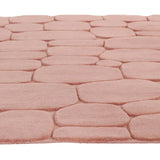 Pebble Pink Geometric Hand-Tufted Wool Rug - Image 2