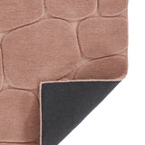 Pebble Pink Geometric Hand-Tufted Wool Rug - Image 3
