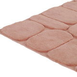 Pebble Pink Geometric Hand-Tufted Wool Rug - Image 4