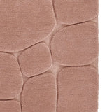 Pebble Pink Geometric Hand-Tufted Wool Rug - Image 5