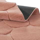 Pebble Pink Geometric Hand-Tufted Wool Rug - Image 7