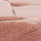 Pebble Pink Geometric Hand-Tufted Wool Rug - Image 8