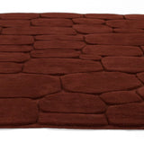 Pebble Rust Geometric Hand-Tufted Wool Rug - Image 2