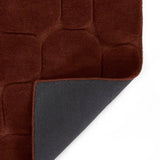 Pebble Rust Geometric Hand-Tufted Wool Rug - Image 4