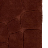 Pebble Rust Geometric Hand-Tufted Wool Rug - Image 5