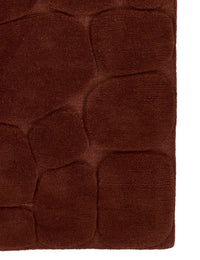 Pebble Rust Geometric Hand-Tufted Wool Rug - Image 5