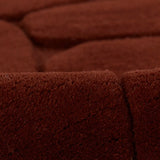 Pebble Rust Geometric Hand-Tufted Wool Rug - Image 6