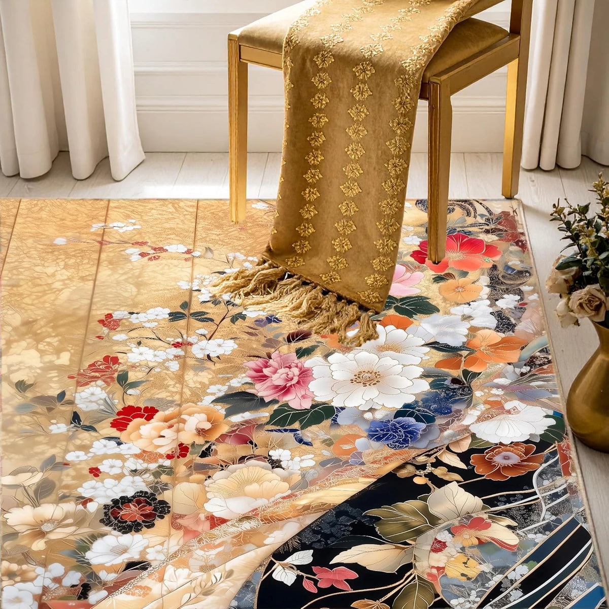 Petals Kids Wool Rug - Image 2