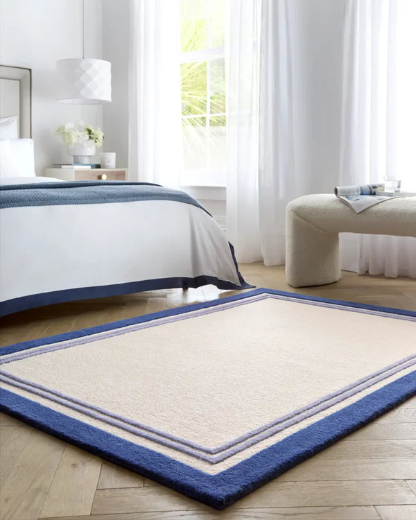 Piper Geometric Hand-Tufted Wool Rug - Image 1