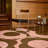 Prism Pink Terracotta Floral Hand-Tufted Wool Rug - Image 2