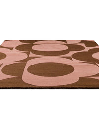 Prism Pink Terracotta Floral Hand-Tufted Wool Rug - Image 3