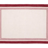 Raspberry Geometric Hand-Tufted Wool Rug - Image 5