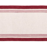 Raspberry Geometric Hand-Tufted Wool Rug - Image 6