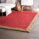 Red Natural Jute Rug - Image 2