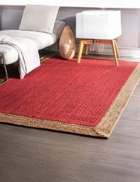 Red Natural Jute Rug - Image 2