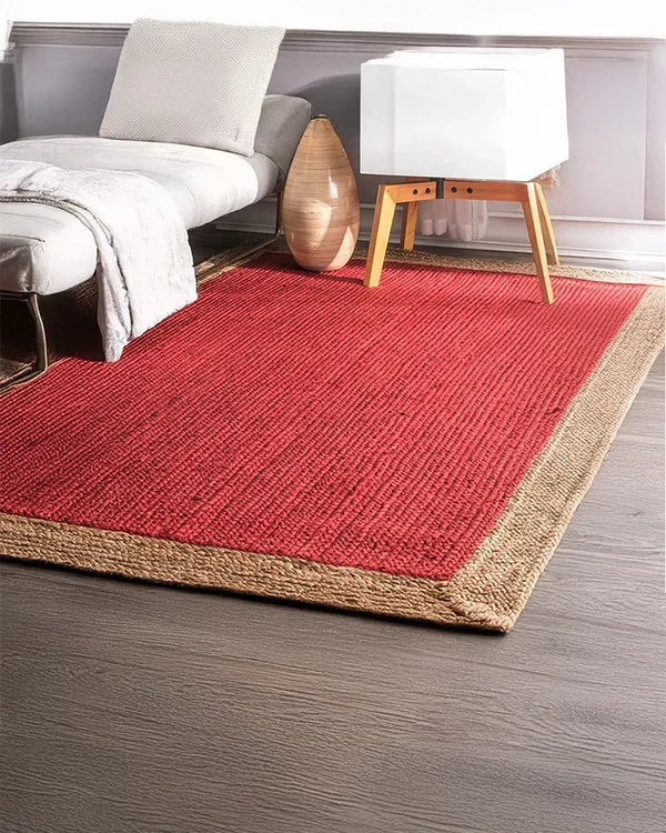 Red Natural Jute Rug - Image 2