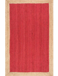 Red Natural Jute Rug - Image 3